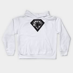 Diamond Graffiti Stencil Style Kids Hoodie